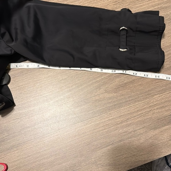 Nine West dress coat women's black lined rain long coat - Picture 12 of 12